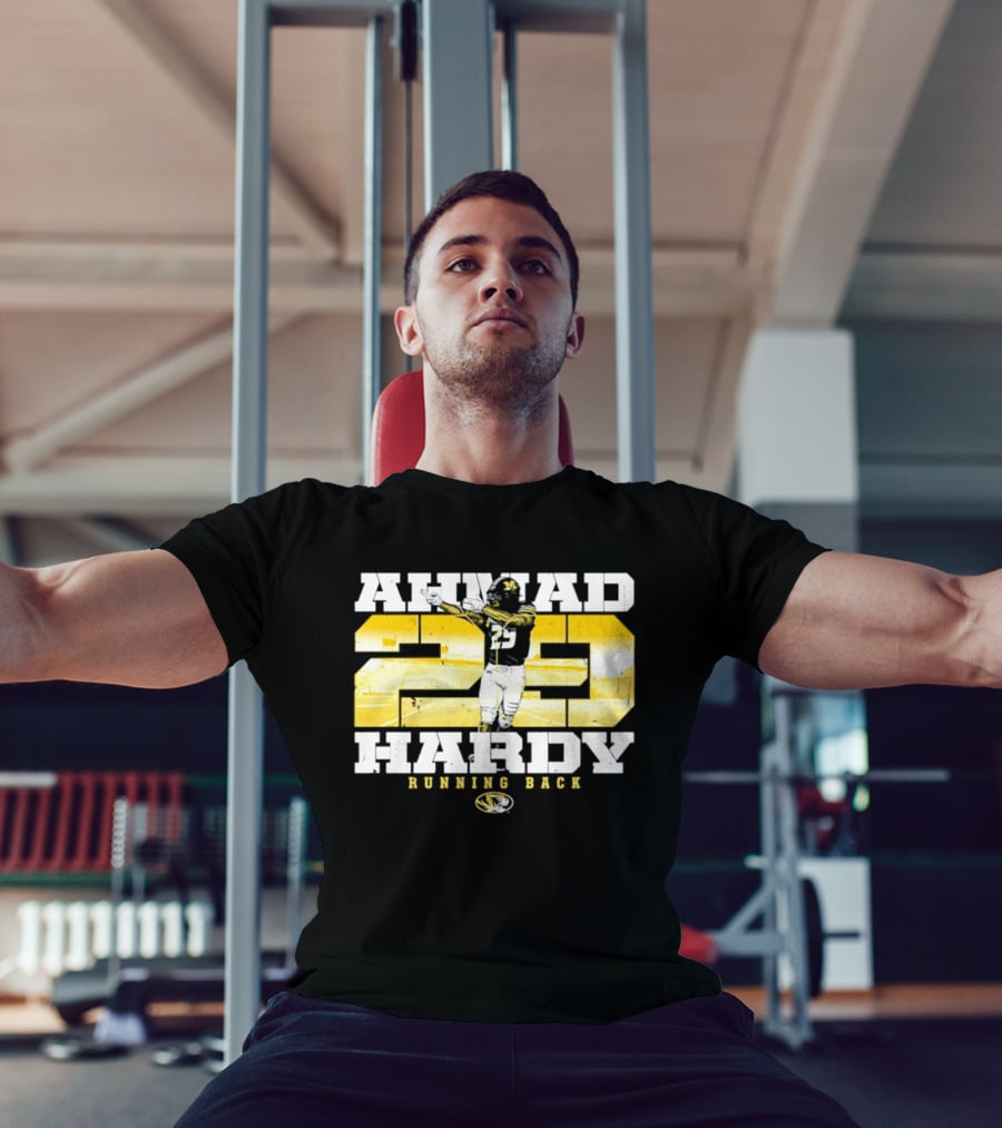 Ahmad 20 Hardy Running Back Missouri Tigers Football NCAA T-Shirt