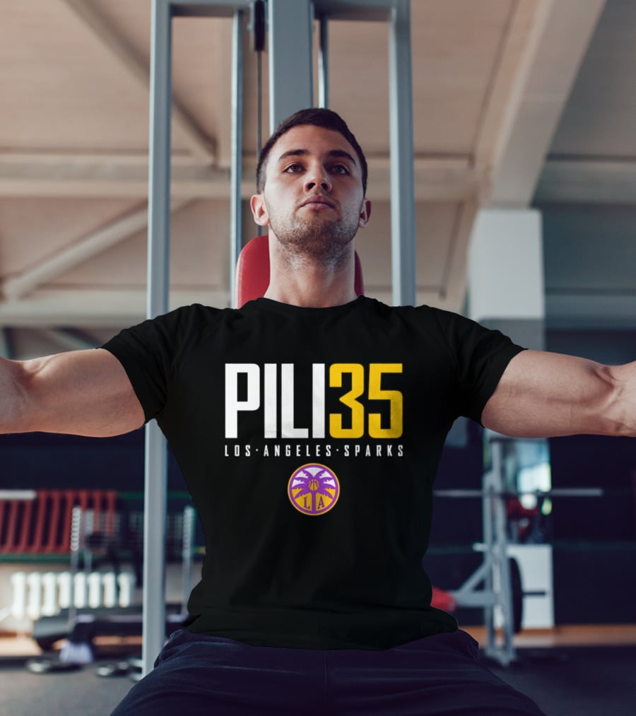 Pili 35 Los Angeles Sparks WNBA Basketball Team T-Shirt