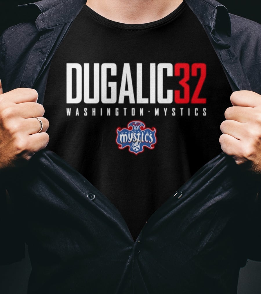 Angela Dugalic 32 Washington Mystics Mystics Basketball T-Shirt