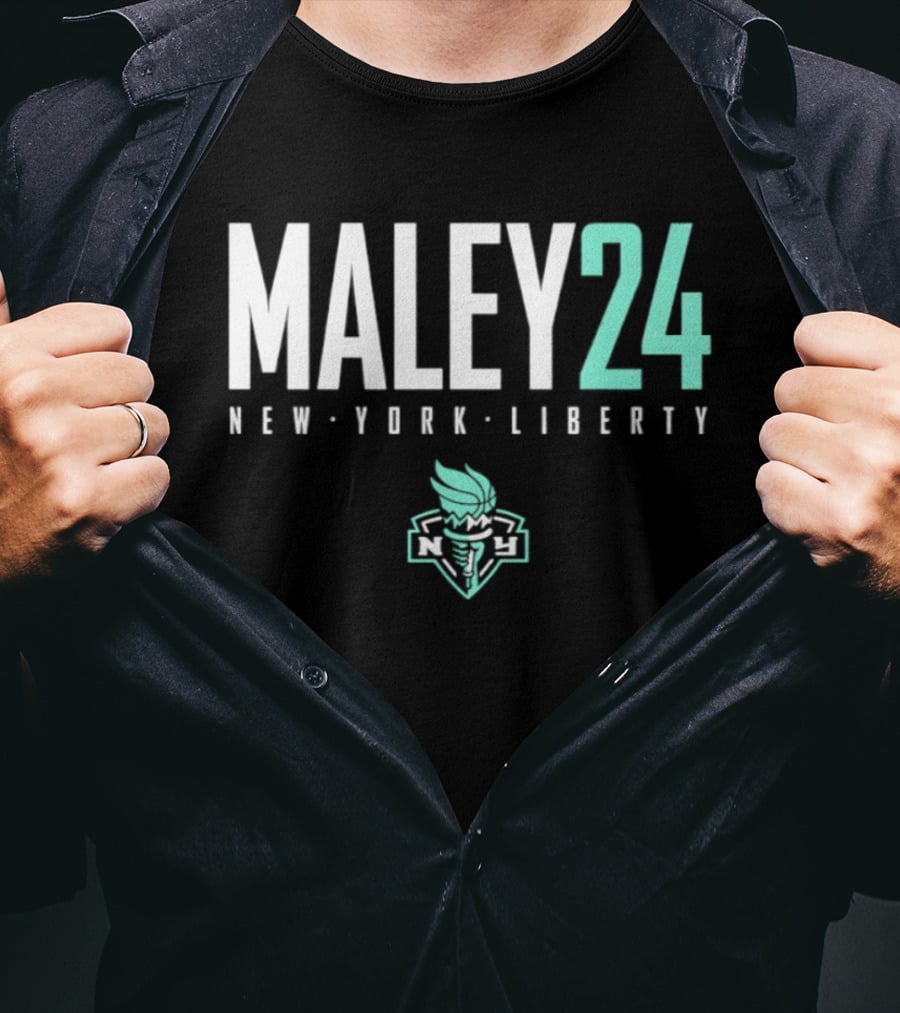 Anneli Maley 24 New York Liberty WNBA T-Shirt
