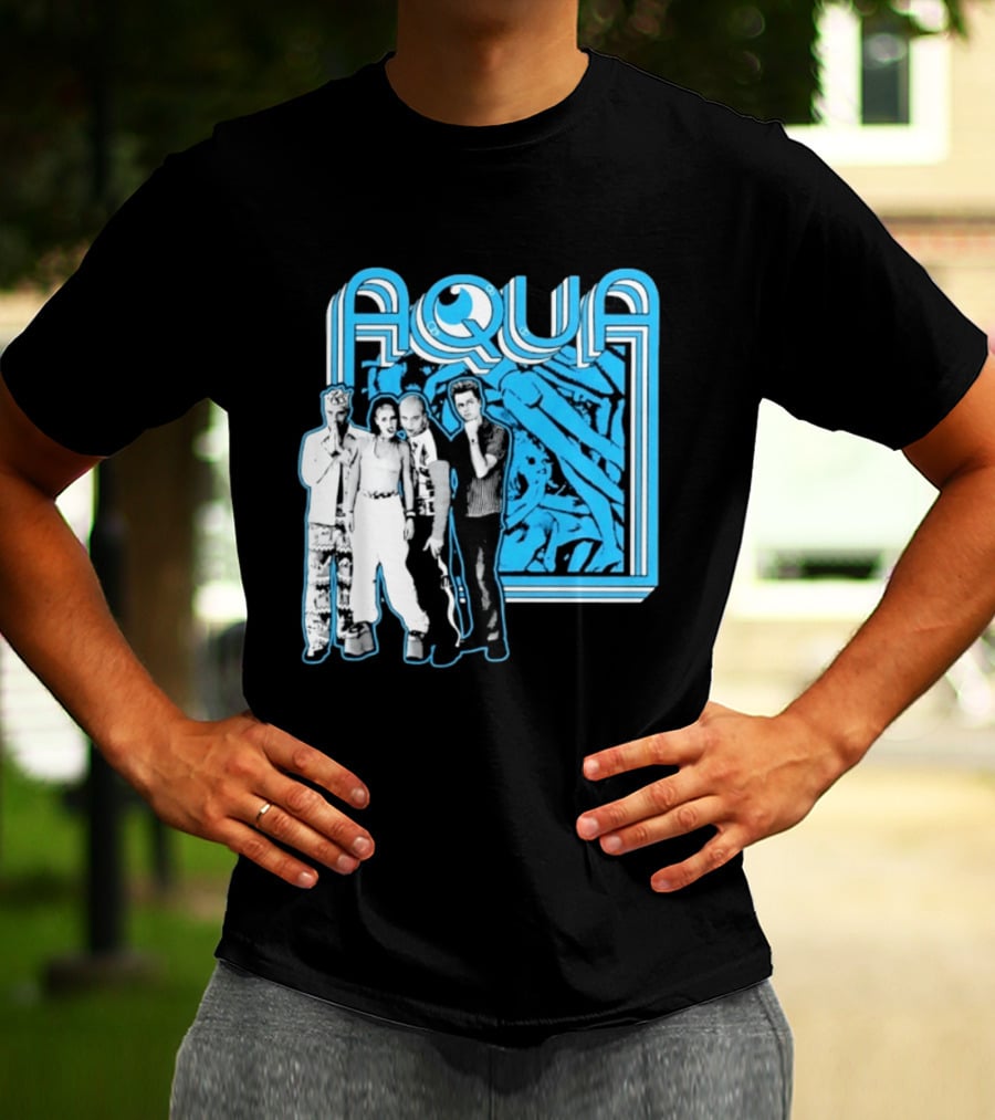Aqua Band Members Barbie Girl 90s Pop Music Nostalgia T-Shirt