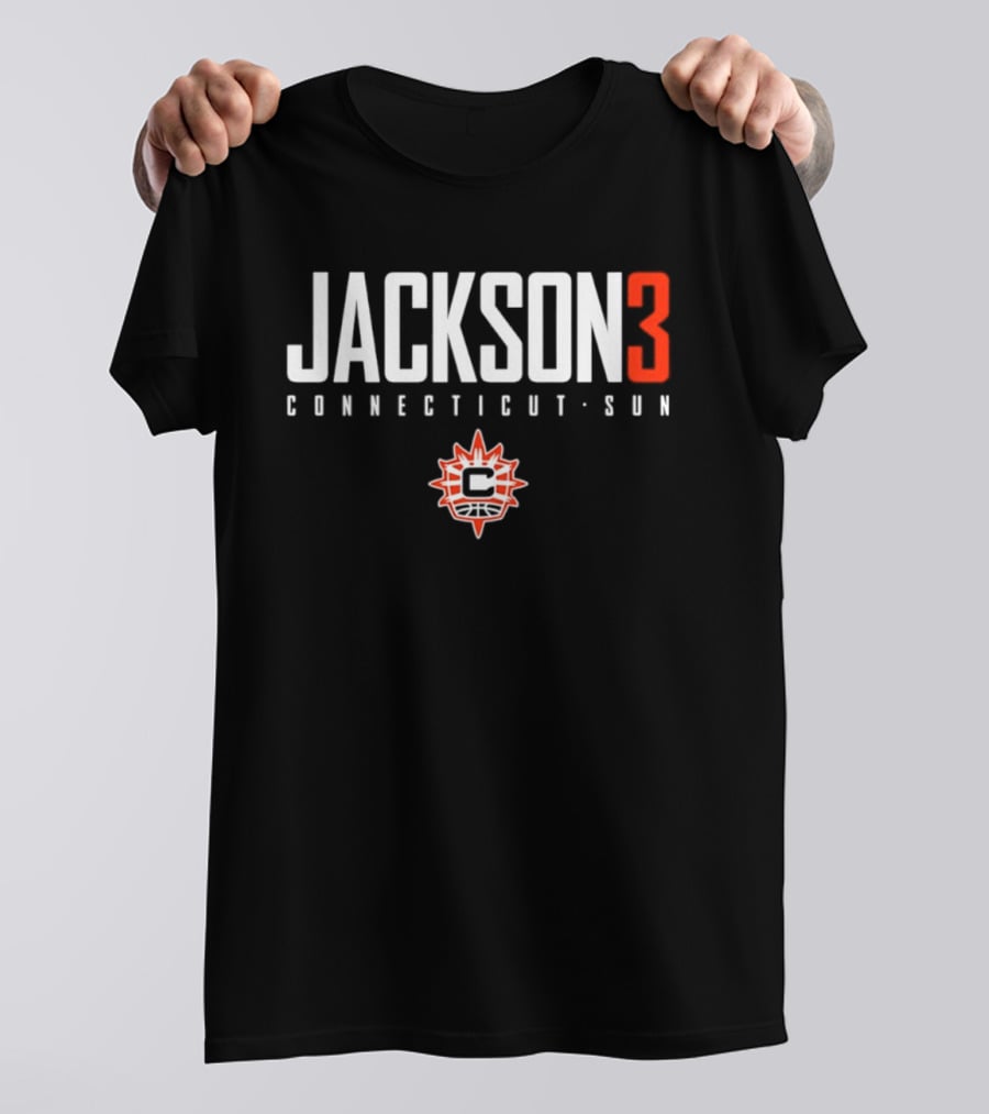Jackson 3 Connecticut Sun WNBA Team T-Shirt
