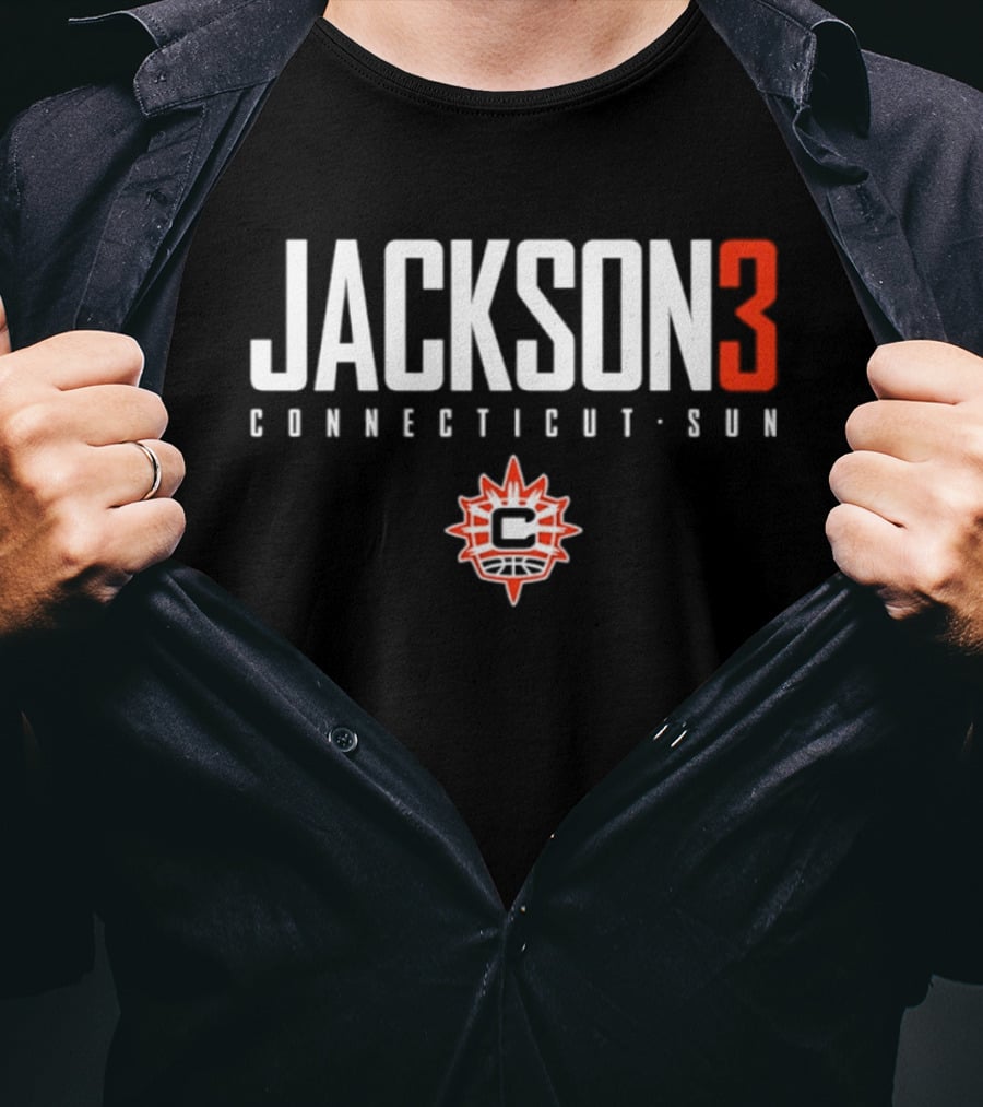 Jackson 3 Connecticut Sun WNBA Team T-Shirt