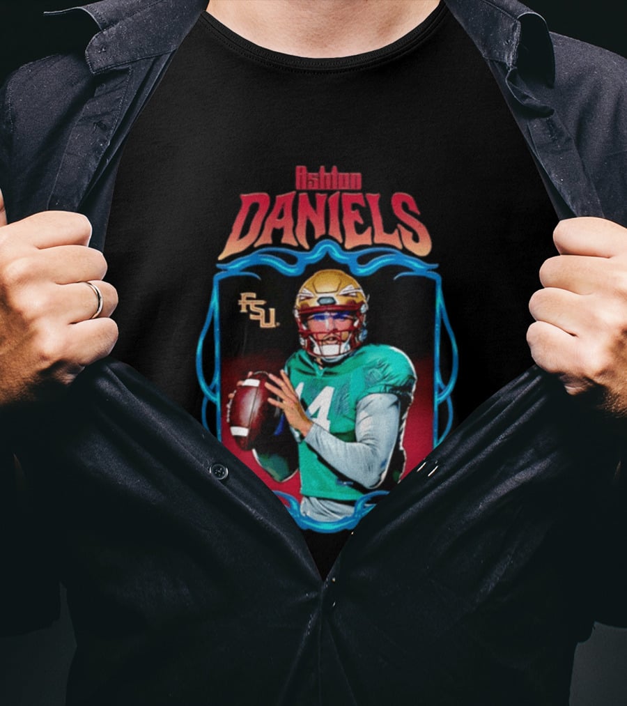 Ashton Daniels FSU Florida State Seminoles Football NCAA T-Shirt