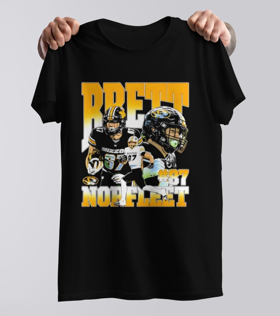 Brett Norfleet #87 Missouri Tigers Football NCAA T-Shirt