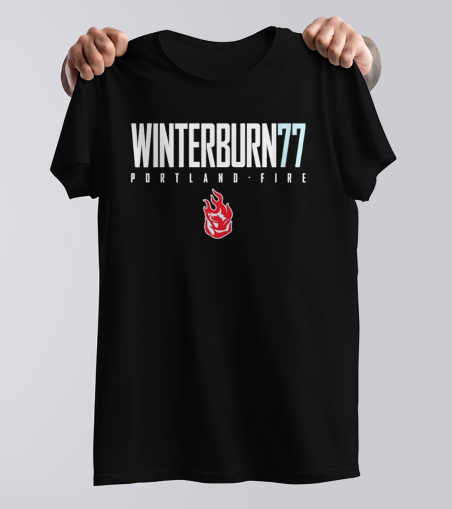 Winterburn 77 Portland Fire WNBA Flame T-Shirt