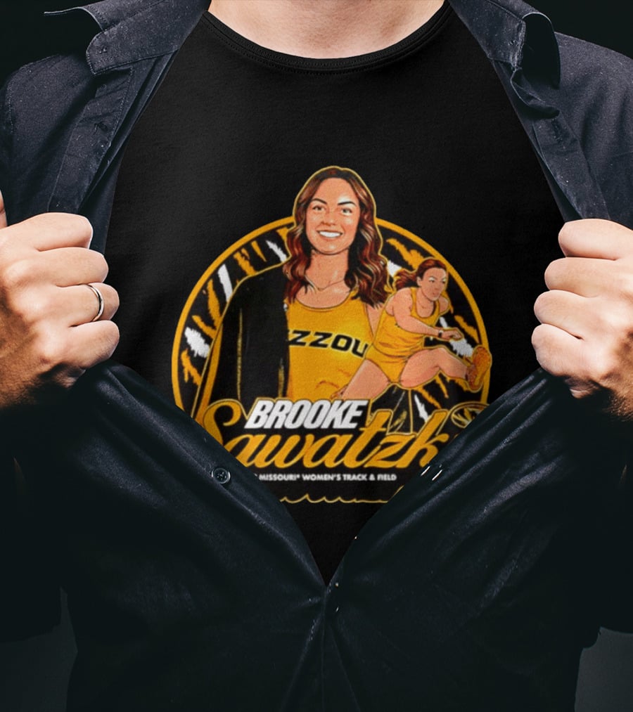 Brooke Sawatzky University Of Missouri Women's Track & Field NCAA Mizzou Tigers T-Shirt