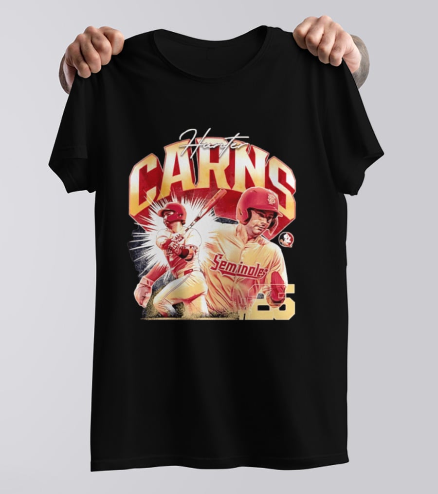 Hunter Carns Seminoles Baseball Florida State NCAA Player 25 T-Shirt