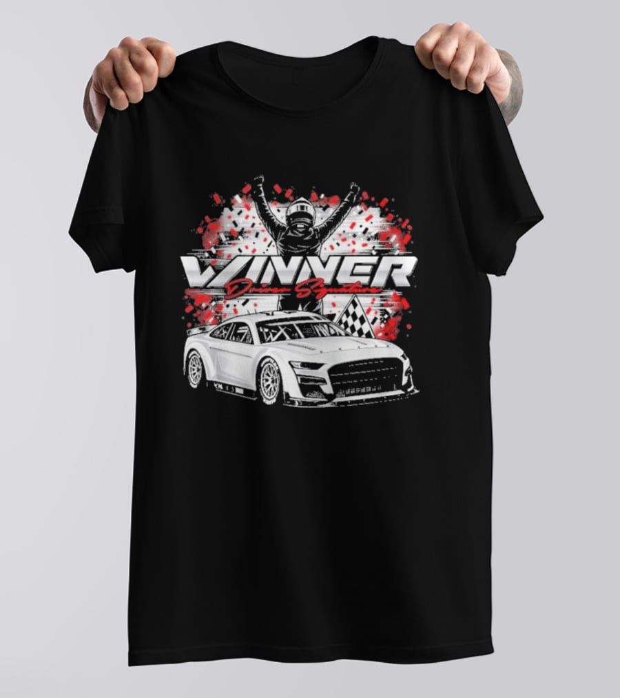 Chase Briscoe Winner South Point 400 Race Car Champion Celebration T-Shirt