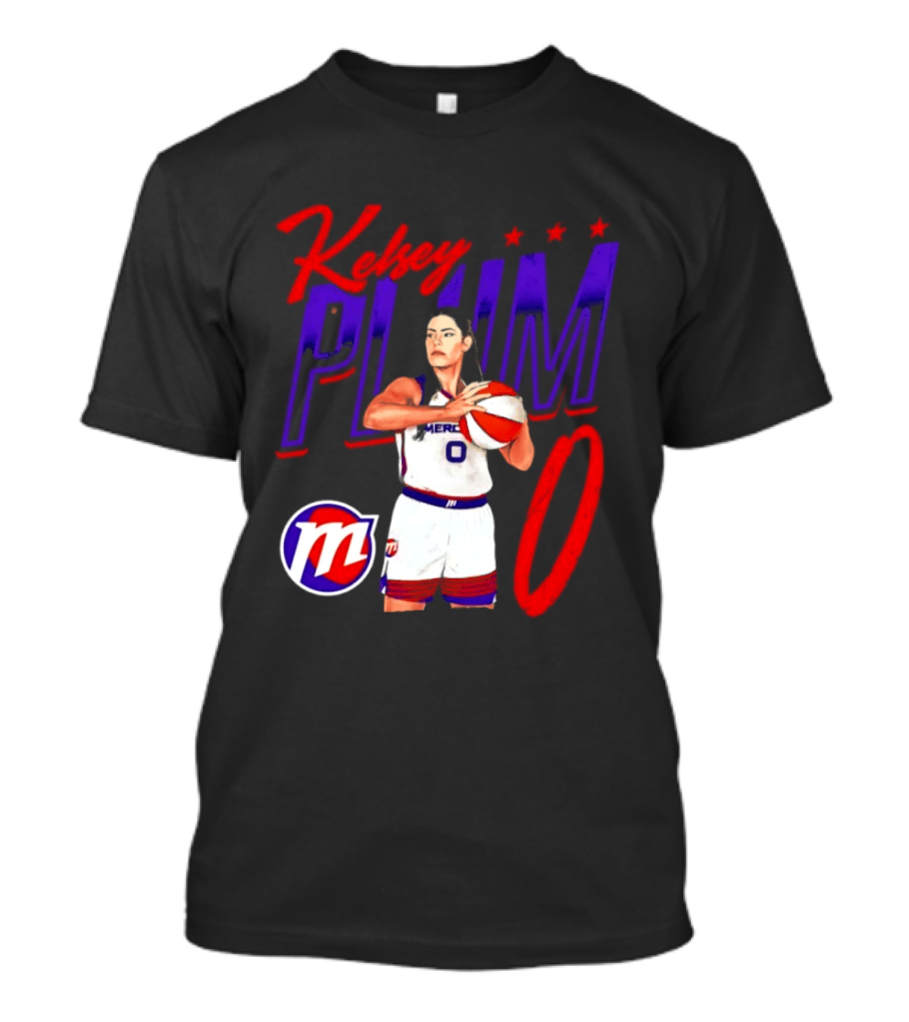 Kelsey Plum 0 Mercury WNBA Basketball Player T-Shirt