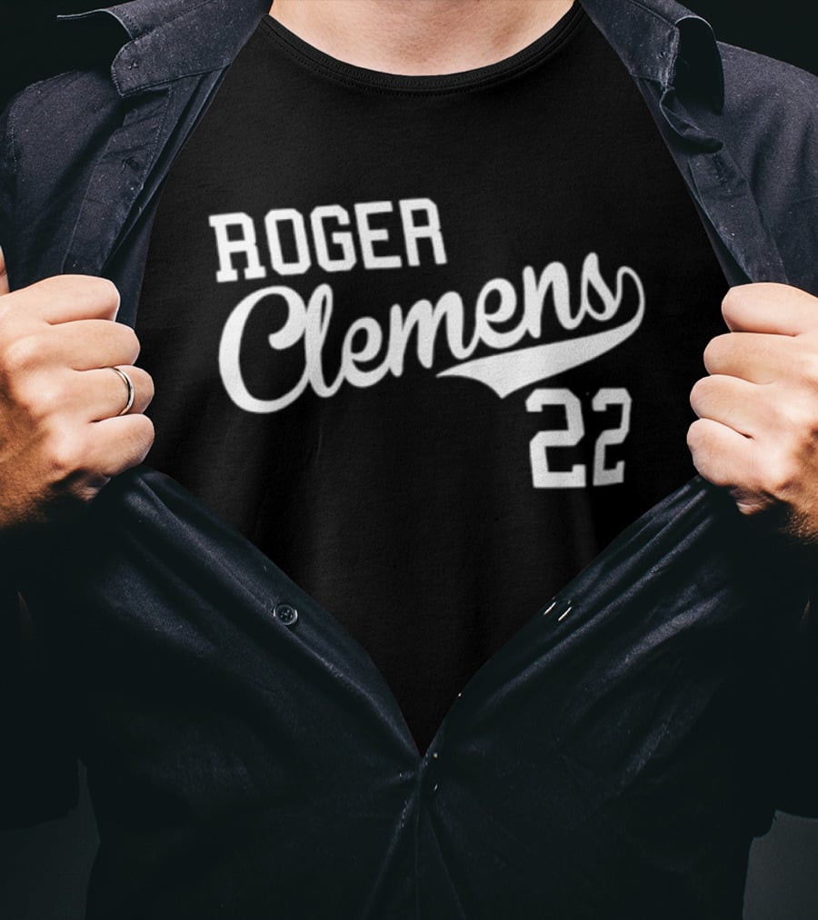 Roger Clemens 22 Houston Astros MLB Baseball T-Shirt