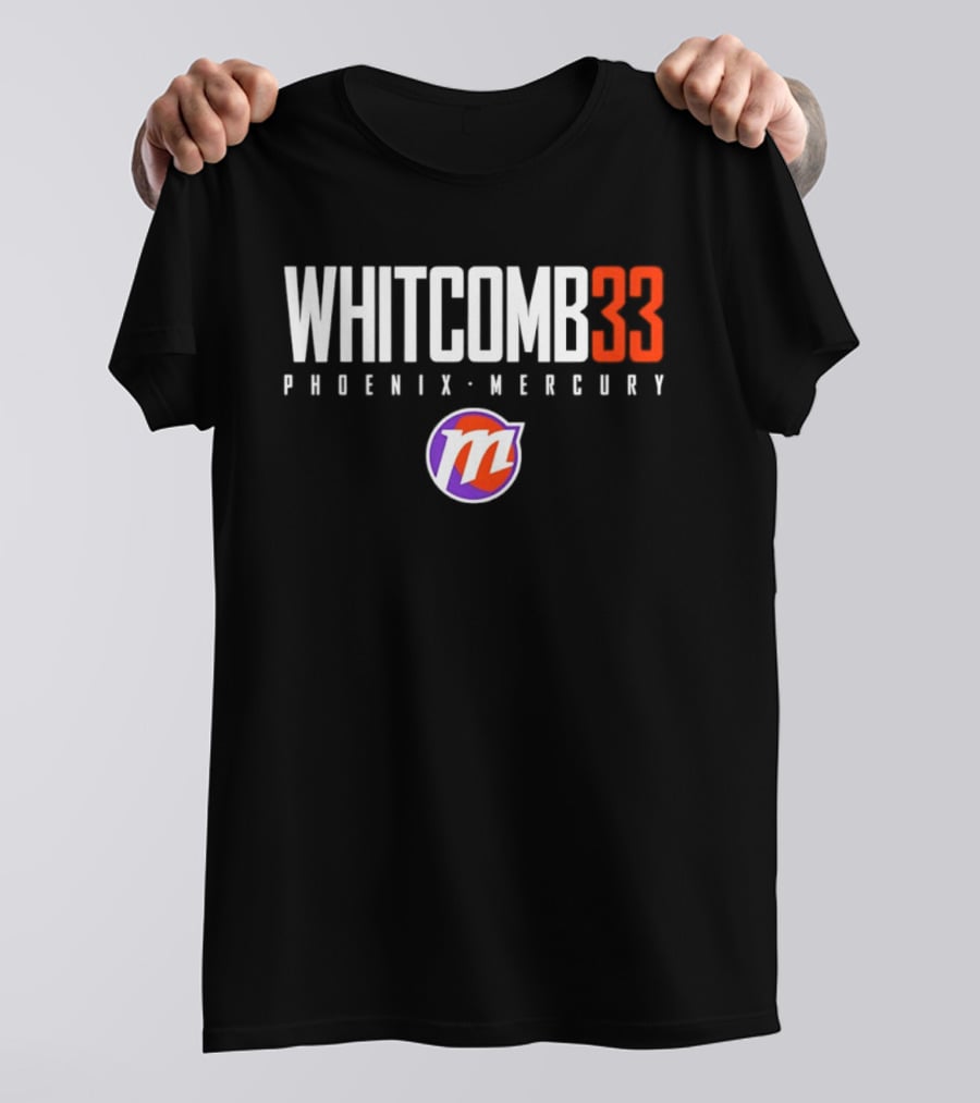 Whitcomb 33 Phoenix Mercury WNBA Name And Number T-Shirt