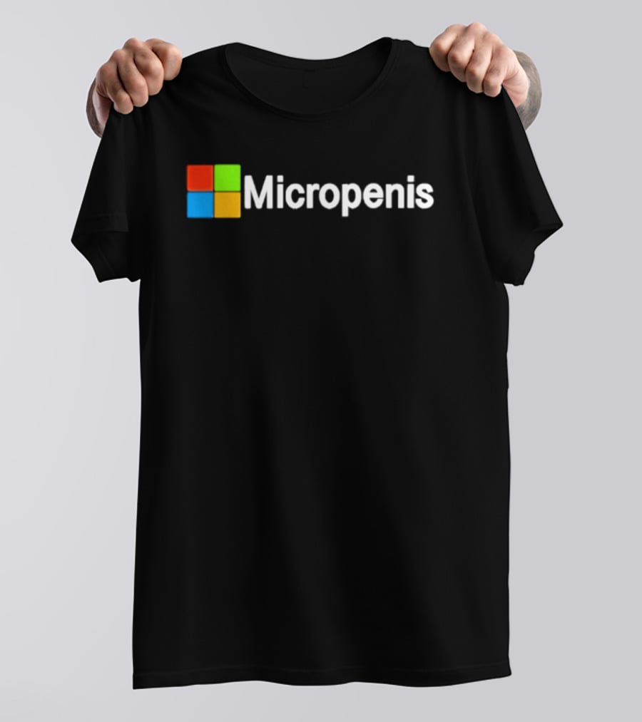 Micropenis Microsoft Parody Blocks T-Shirt