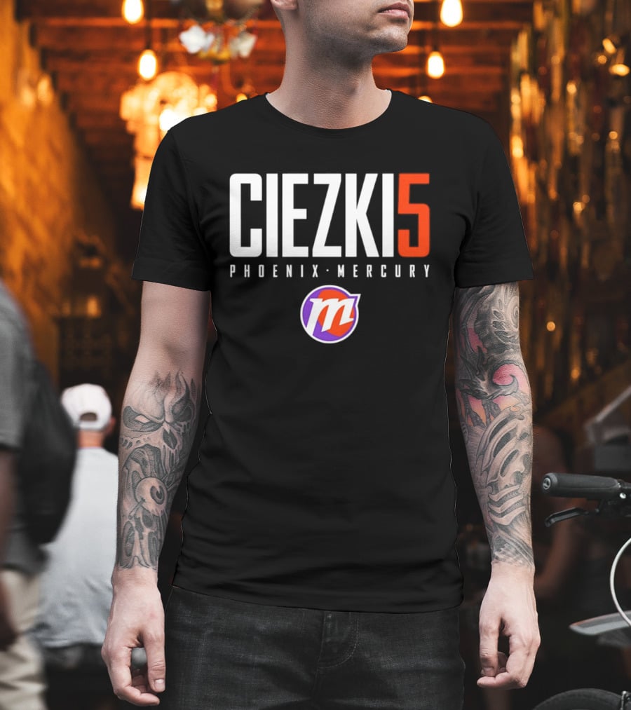 Ciezki 5 Phoenix Mercury WNBA M Basketball Fan T-Shirt