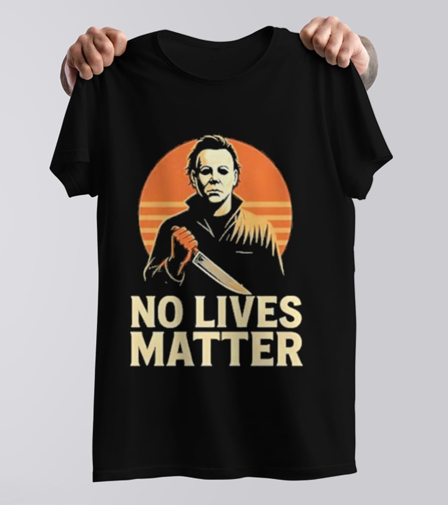 Michael Myers No Lives Matter Halloween Vintage Knife T-Shirt