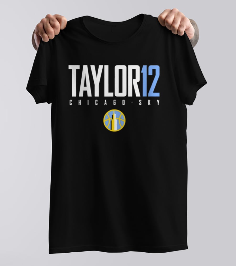 Taylor 12 Chicago Sky WNBA T-Shirt