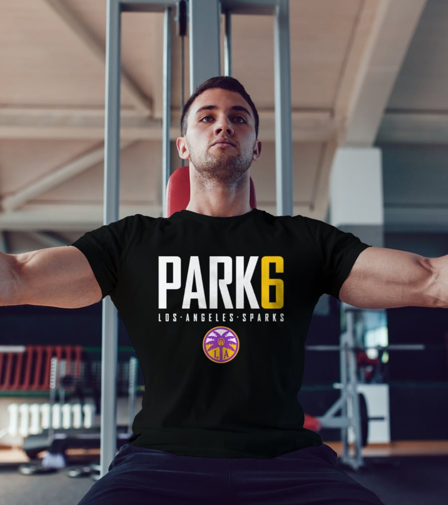 Park 6 Los Angeles Sparks WNBA Basketball T-Shirt