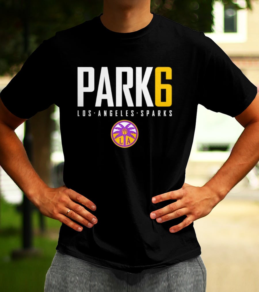 Park 6 Los Angeles Sparks WNBA Basketball T-Shirt