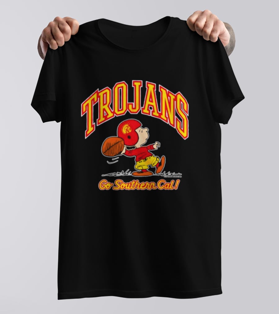 Trojans Peanuts Charlie Brown Go Southern Cal T-Shirt