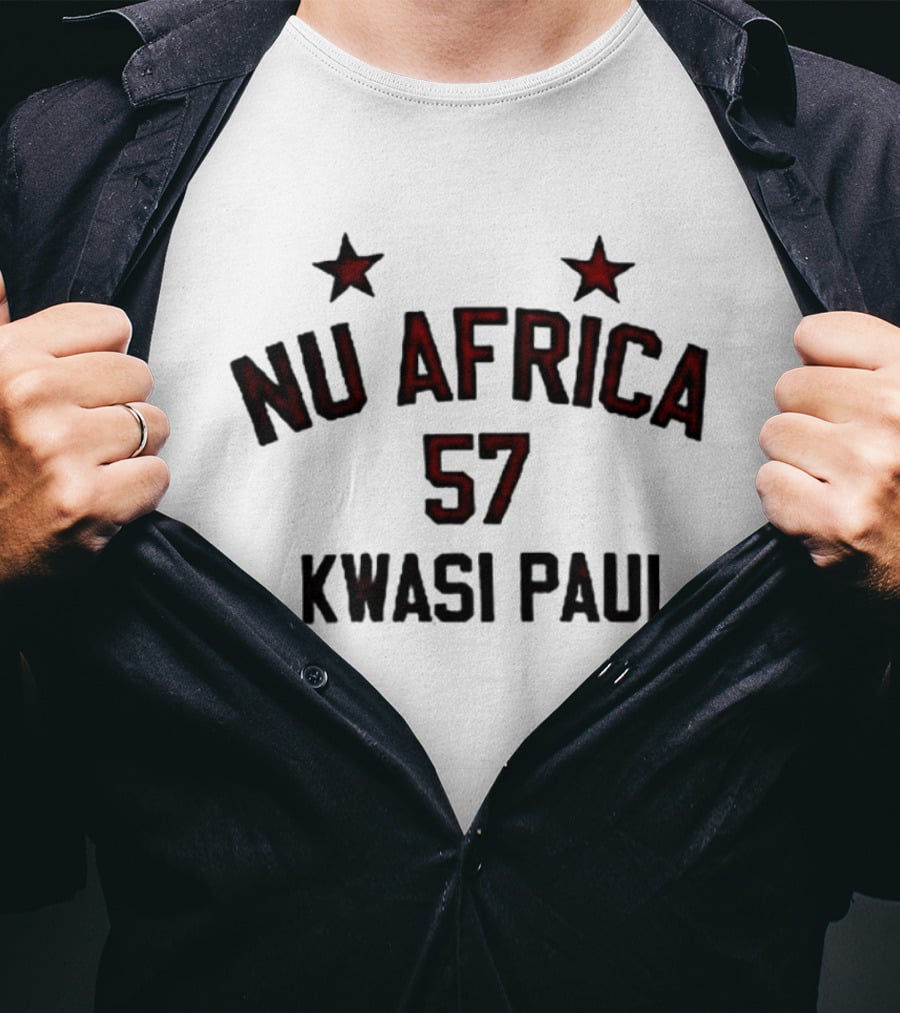 Nu Africa 57 Kwasi Paul Varsity T-Shirt