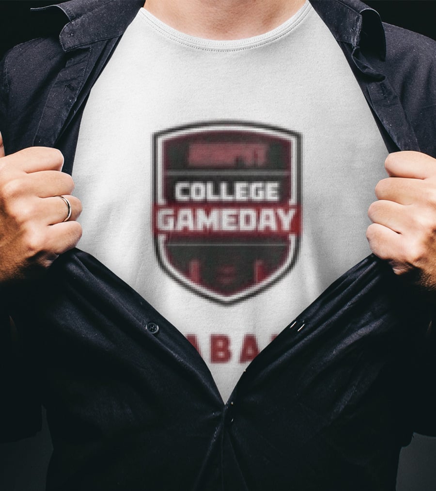 ESPN College GameDay Alabama Crimson Tide Stadium T-Shirt