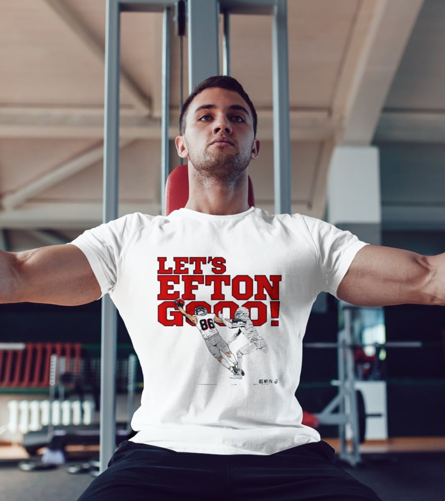 LET'S EFTON GO 88 Football Action Sports T-Shirt