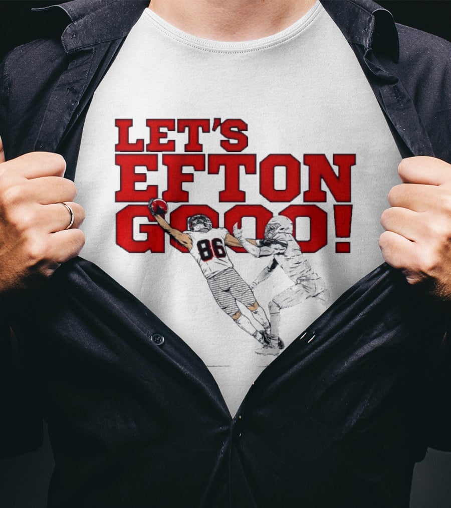 LET'S EFTON GO 88 Football Action Sports T-Shirt