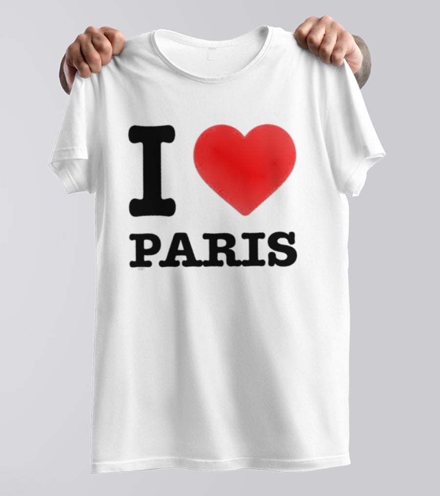 I Love Paris France City Of Light Travel T-Shirt