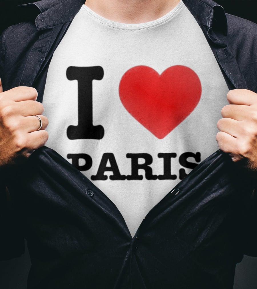 I Love Paris France City Of Light Travel T-Shirt