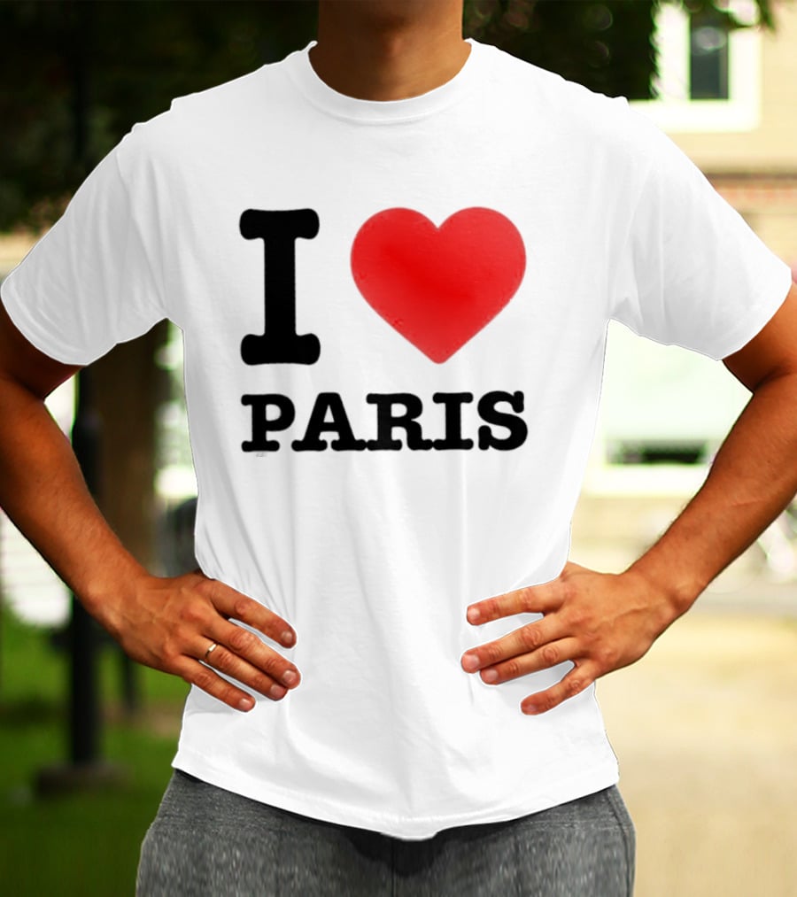 I Love Paris France City Of Light Travel T-Shirt