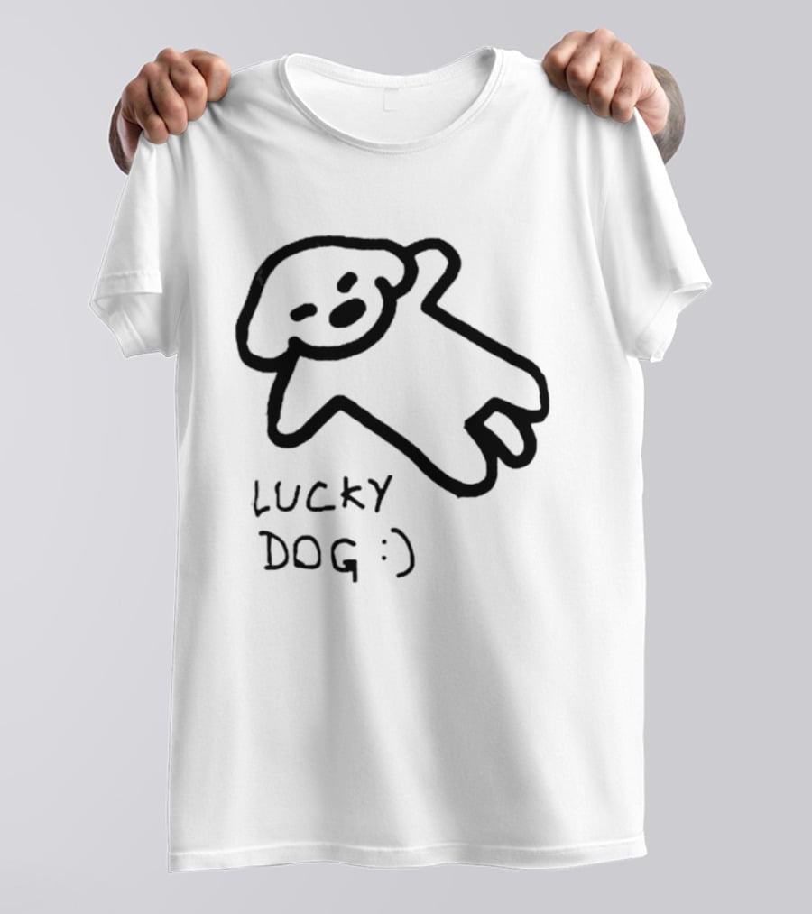 Lucky Dog Puppy Wholesome :) Sketch T-Shirt