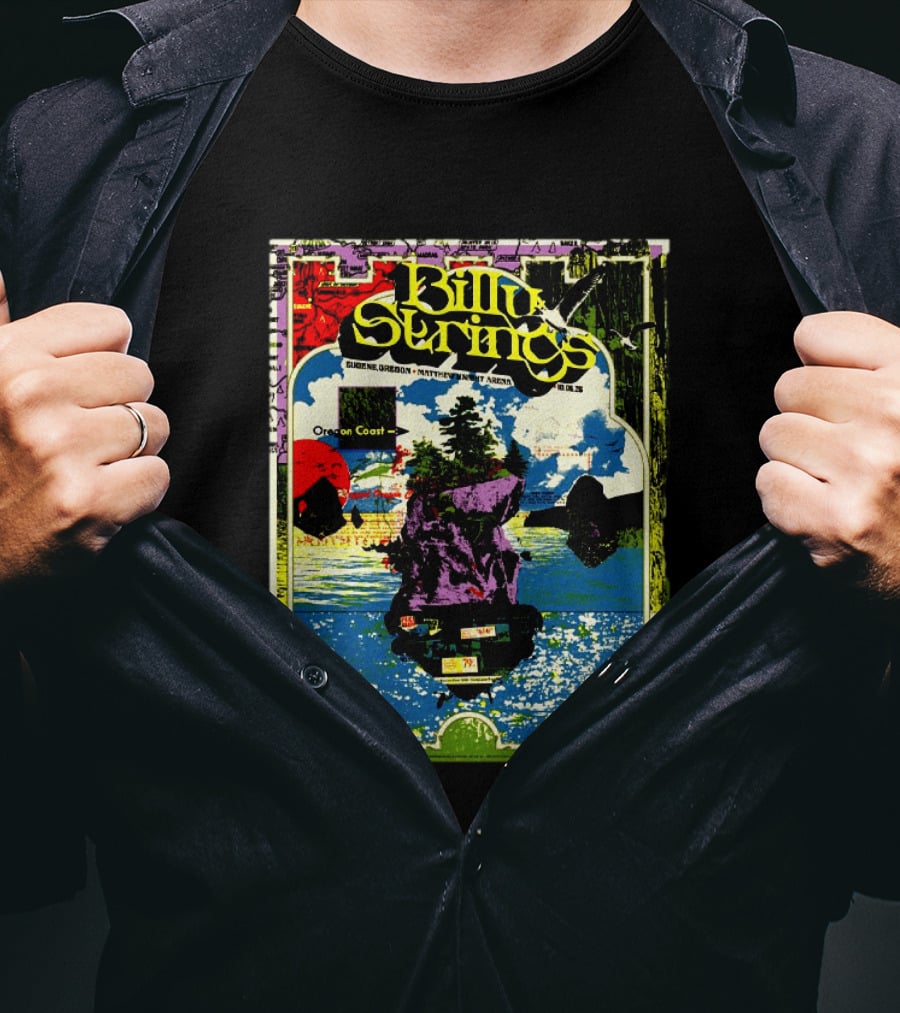 Billy Strings Eugene Oregon Matthew Knight Arena October 6 2026 Oregon Coast T-Shirt