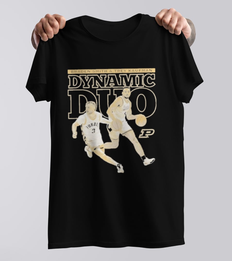 Braden Smith Trey Kaufman Dynamic Duo Purdue Boilermakers NCAA Basketball T-Shirt
