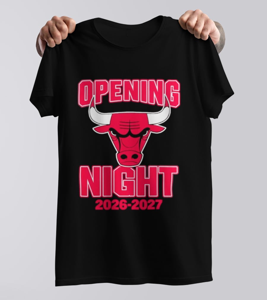 Chicago Bulls Opening Night 2026 2027 NBA T-Shirt