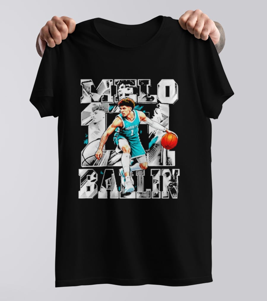 Classic LaMelo Ball Melo TEA Ballin Charlotte Hornets Bootleg Rap T-Shirt