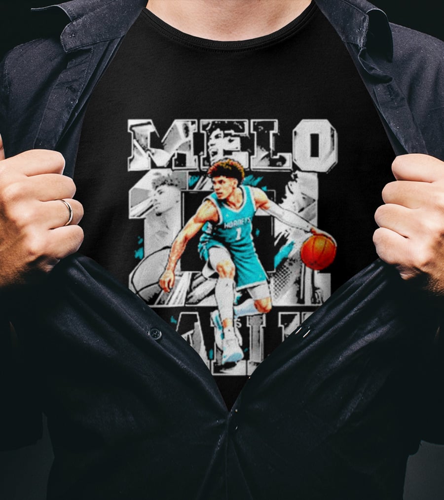 Classic LaMelo Ball Melo TEA Ballin Charlotte Hornets Bootleg Rap T-Shirt