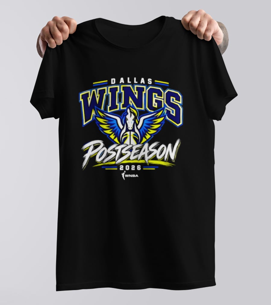 Dallas Wings WNBA Postseason 2026 Basketball Team Fans T-Shirt