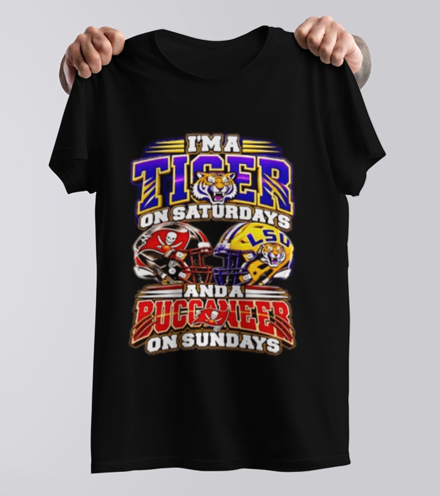I'm A Tiger On Saturdays And A Buccaneer On Sundays T-Shirt