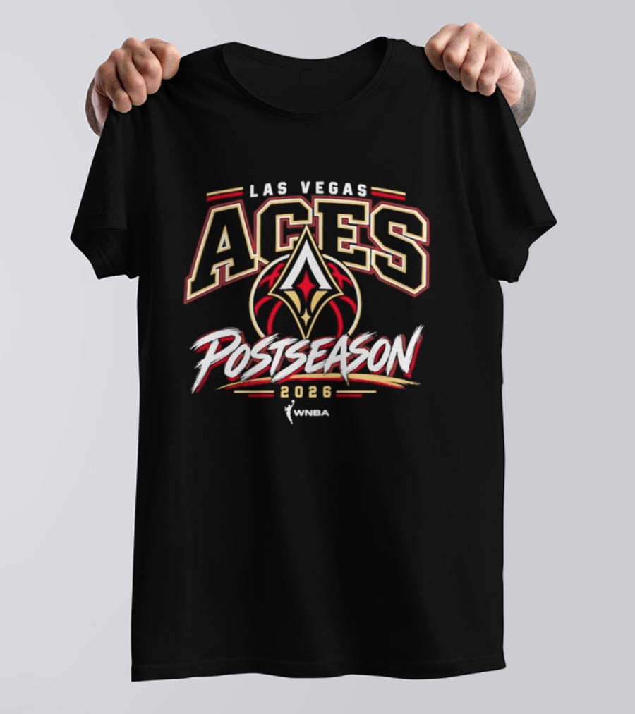 WNBA Las Vegas Aces Postseason 2026 T-Shirt