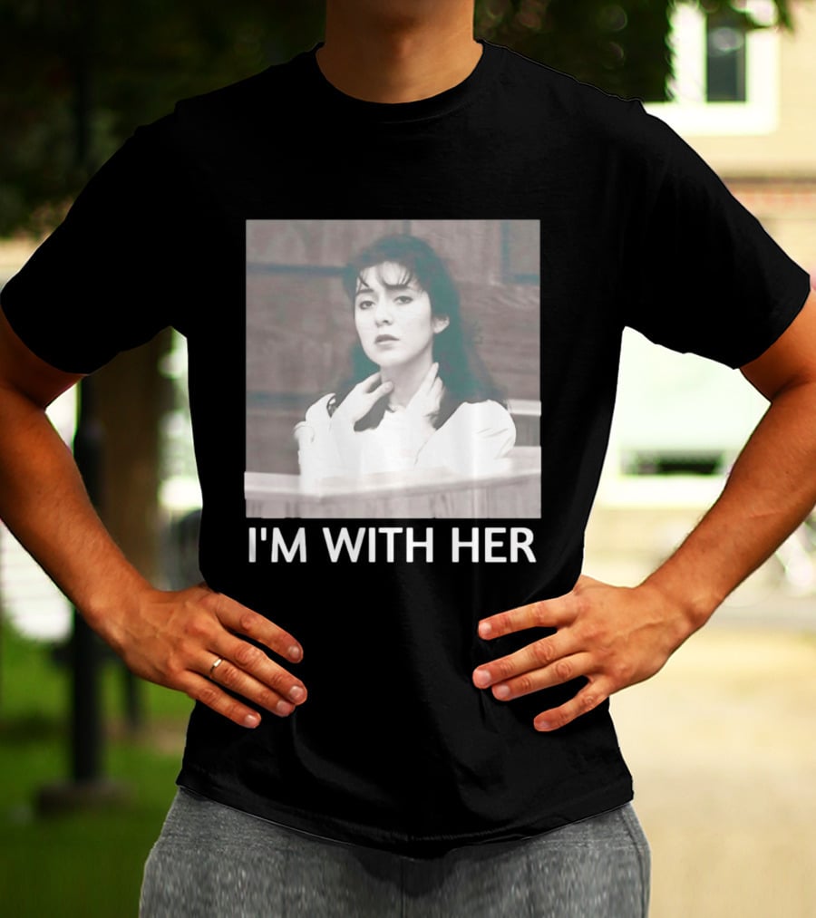 Lorena Bobbitt I'm With Her Courtroom Image T-Shirt