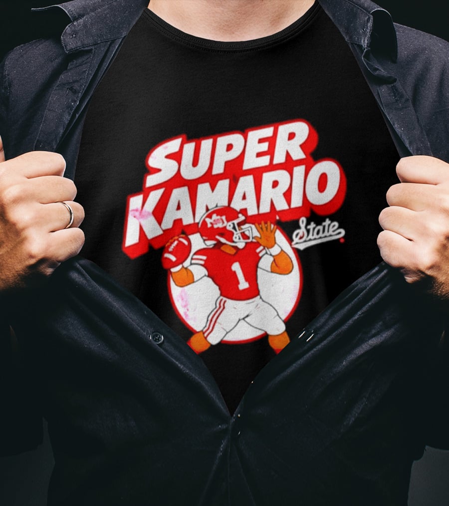 Super Kamario Mississippi State Bulldogs Football Player T-Shirt