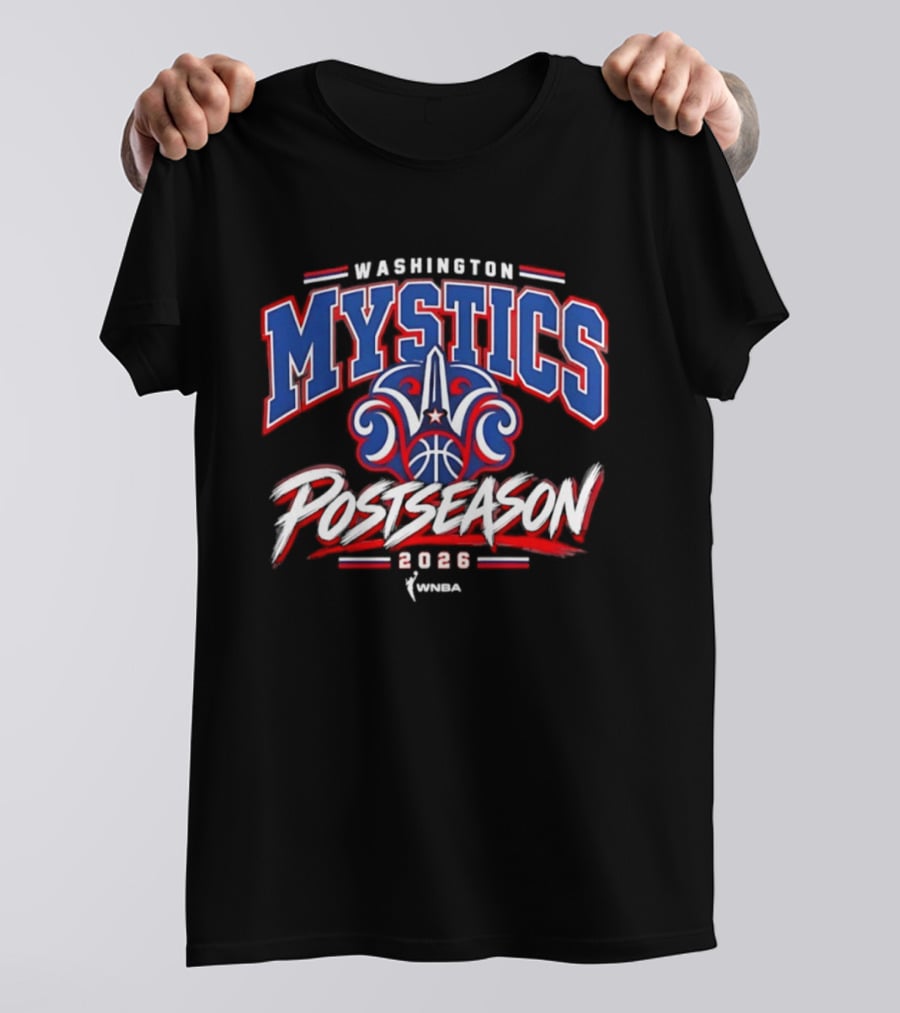 Washington Mystics WNBA Postseason 2026 Basketball Sports Team T-Shirt