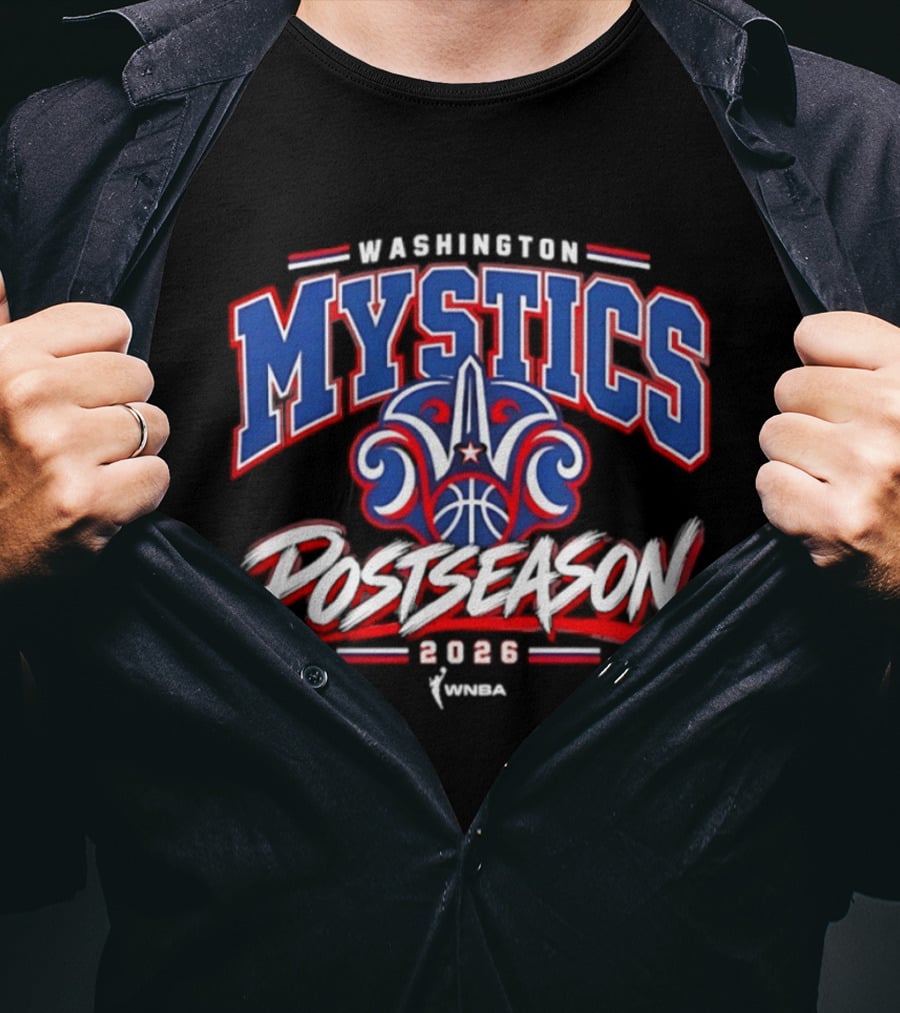 Washington Mystics WNBA Postseason 2026 Basketball Sports Team T-Shirt