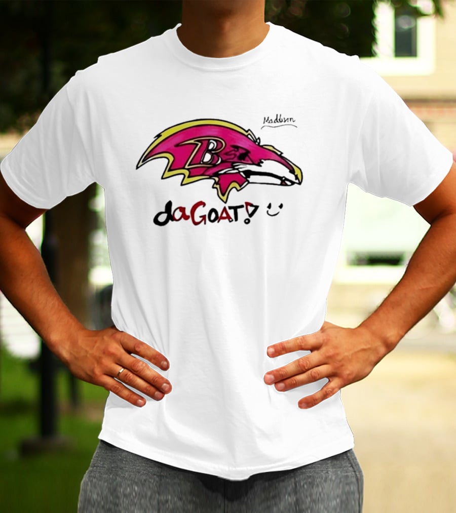 Baltimore Ravens Crucial Catch 2026 Young Heroes Fighting Cancer DaGOAT T-Shirt