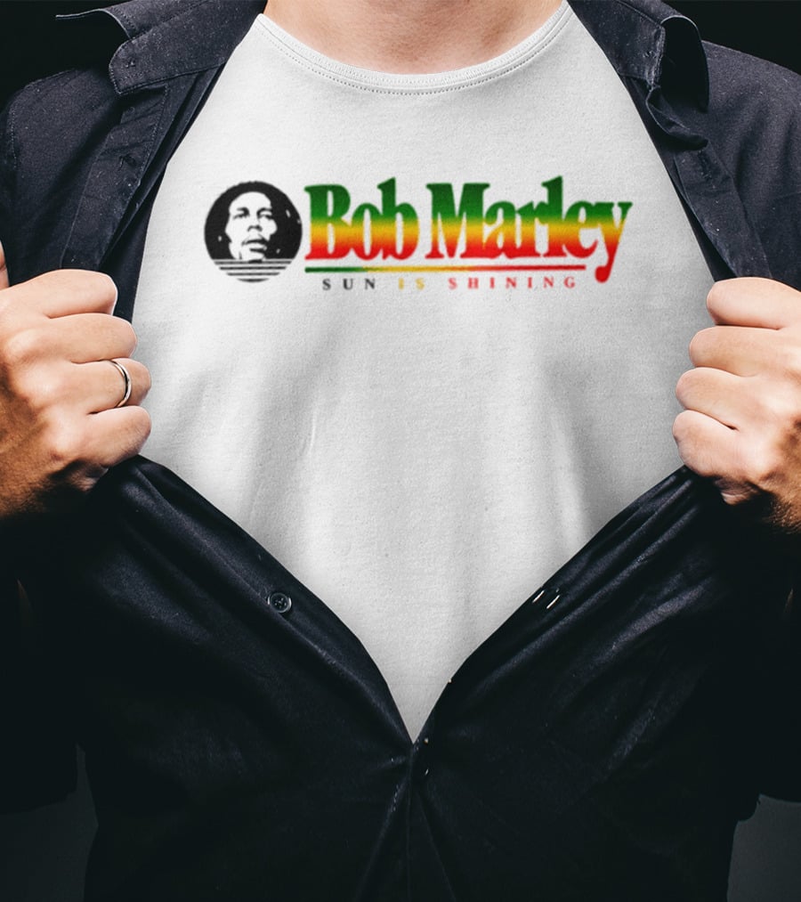 Bob Marley Sun Is Shining Reggae Rasta T-Shirt