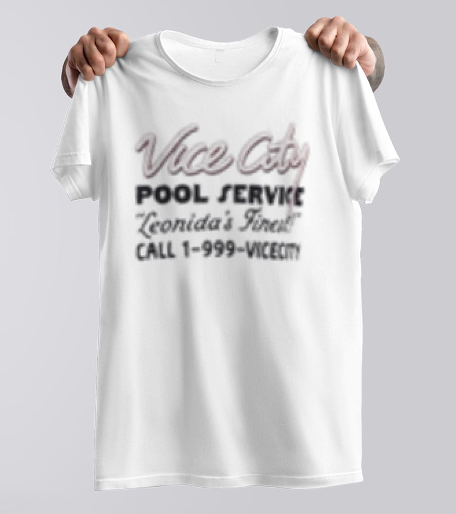 GTA VI Miami Vice City Pool Service Pocket Duvin Court Culture T-Shirt