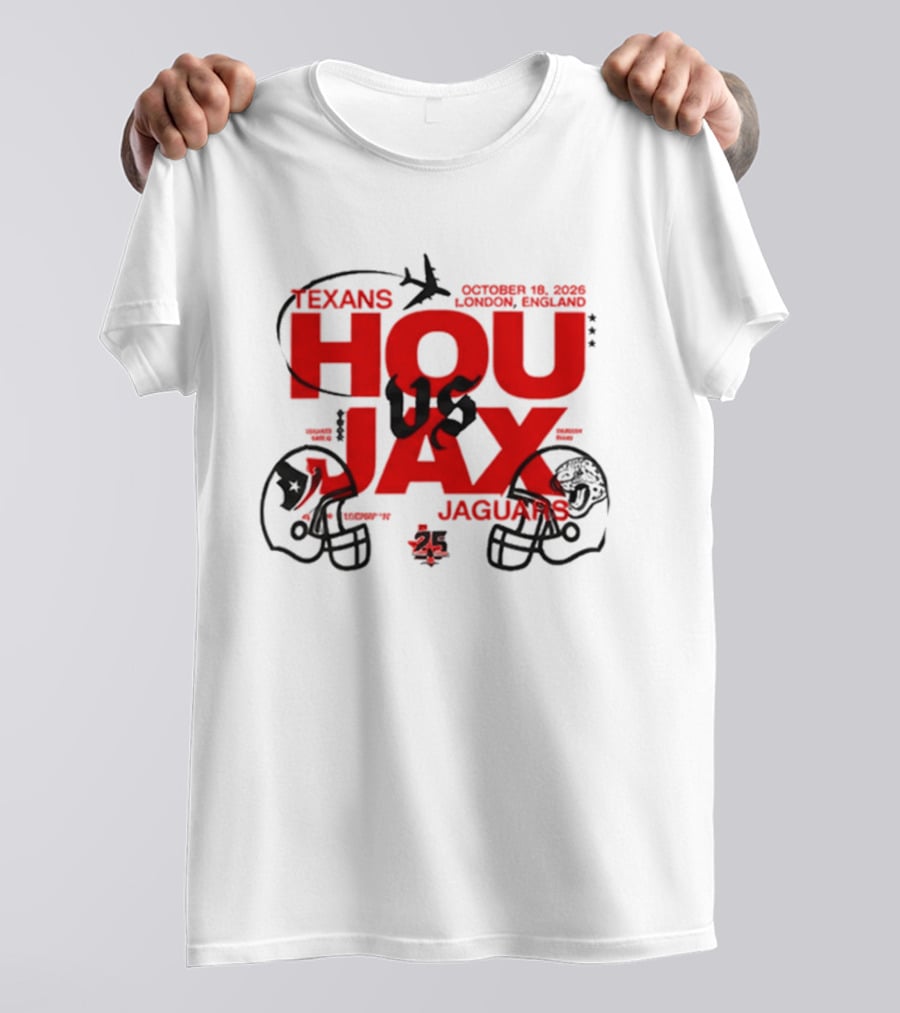 Houston Texans Vs Jacksonville Jaguars London September 12 2026 International Game T-Shirt
