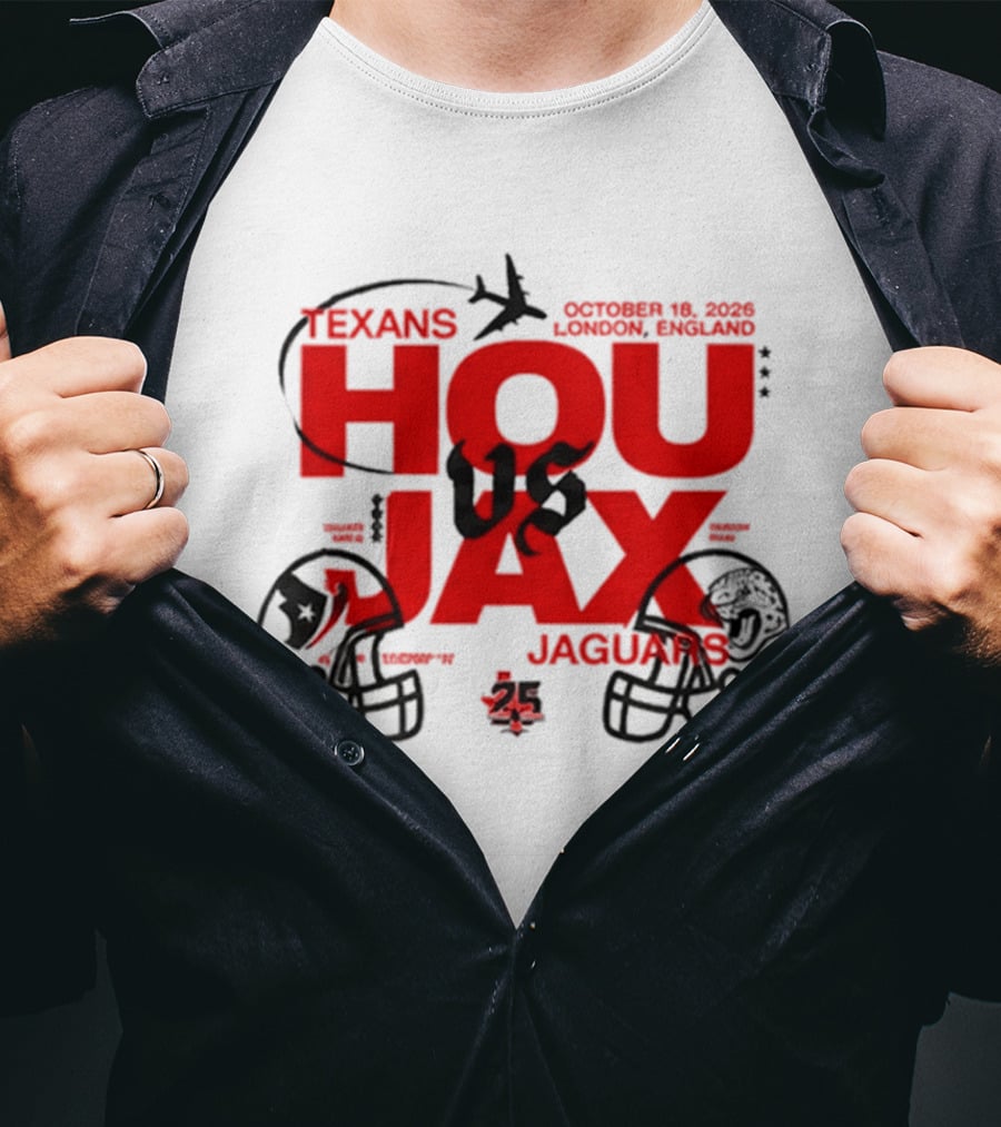 Houston Texans Vs Jacksonville Jaguars London September 12 2026 International Game T-Shirt