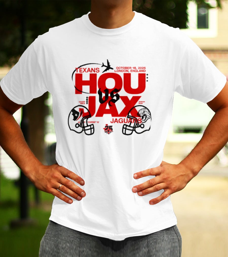 Houston Texans Vs Jacksonville Jaguars London September 12 2026 International Game T-Shirt