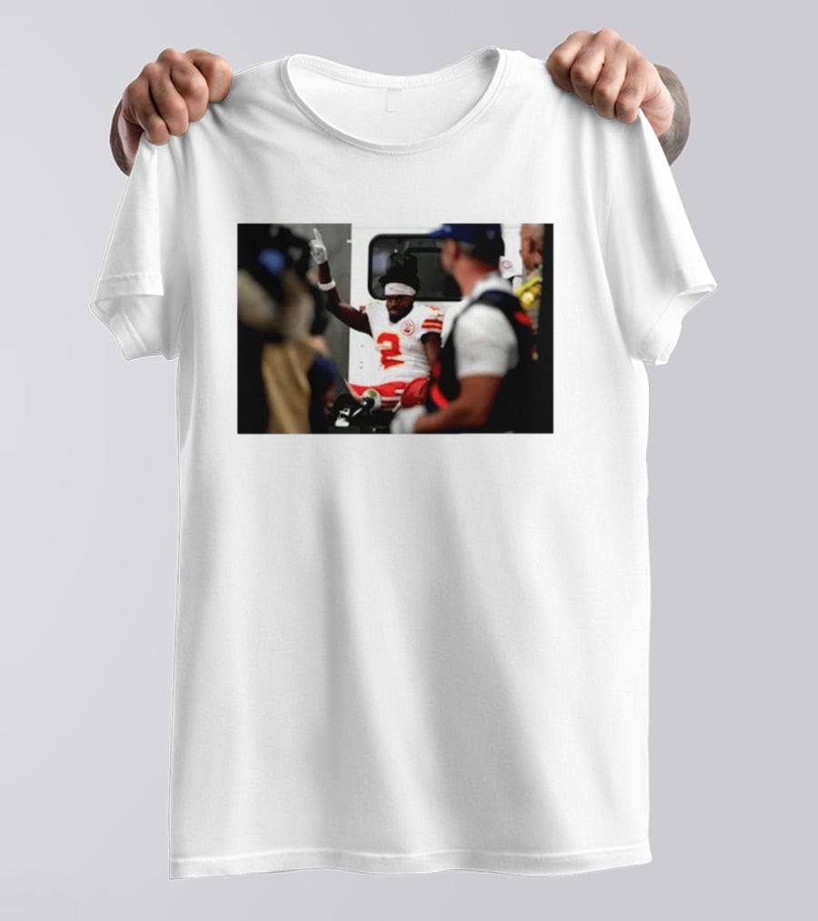 Tyquan Thornton Kansas City Chiefs Number 2 On Field Celebration 2026 T-Shirt